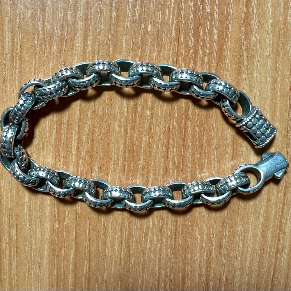 John Hardy Dot Link Chain Bracelet .925 silver